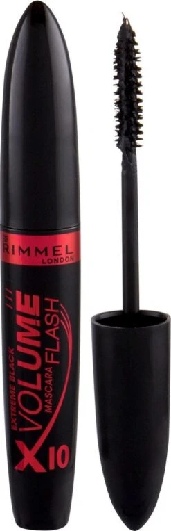 Rimmel London Volume Flash Mascara X10 - 001 Extreme Black -Oogmake Up Winkel 388x1200 2