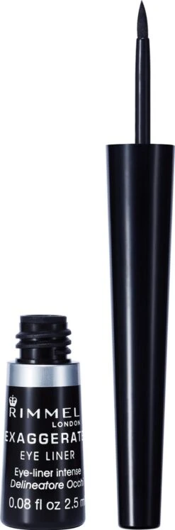 Rimmel London Exaggerate Eyeliner - 01 Black -Oogmake Up Winkel 396x1200 9