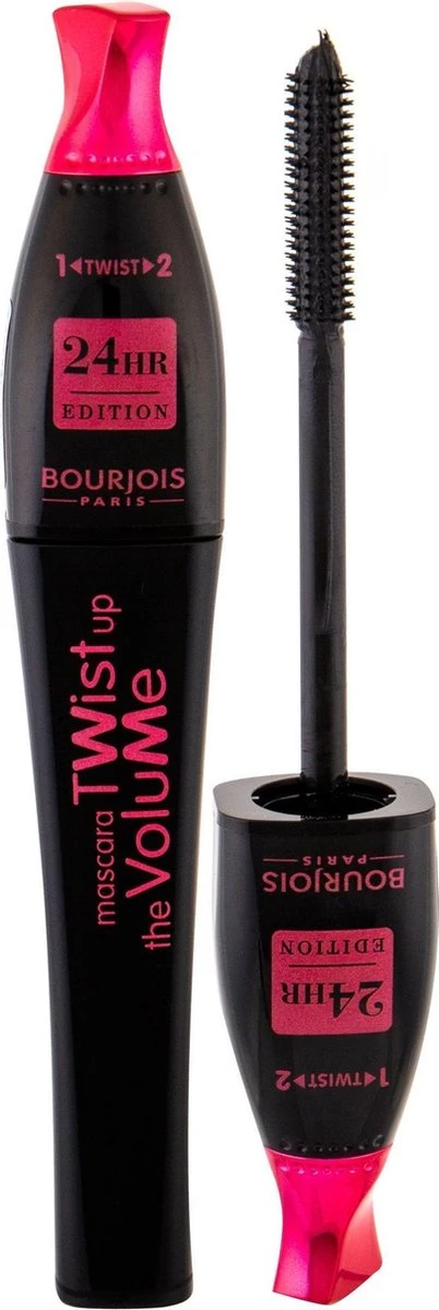 Bourjois Twist Up The Volume 24 HRS Mascara - 023 Black 10 Bourjois Twist Up The Volume 24 HRS Mascara - 023 Black - Afbeelding 10