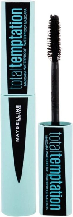 Maybelline Total Temptation Waterproof Mascara - 001 Zwart 23 Maybelline Total Temptation Waterproof Mascara - 001 Zwart -Oogmake Up Winkel 404x1200 2