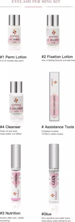 Merkloos Lash Lift Kit - Vernieuwde Wimperlifting Set - Wimperserums Met Wenkbrauw Gel - Lash Lift Set -Oogmake Up Winkel 409x1200 2