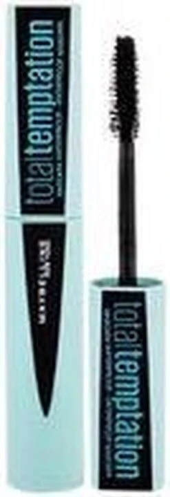 Maybelline Total Temptation Waterproof Mascara - 001 Zwart 24 Maybelline Total Temptation Waterproof Mascara - 001 Zwart -Oogmake Up Winkel 412x1200 2