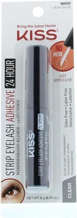 KISS - Strip Eyelash Adhesive 24 Hour Clear -Oogmake Up Winkel 427x1200 4