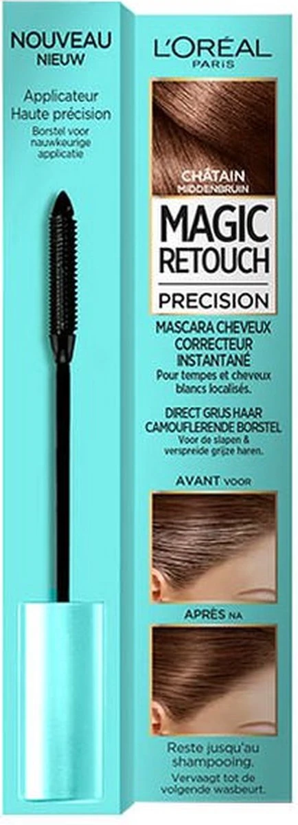 L'oréal Paris Magic Retouch Cepillo Cubre Canas #castaño 8 Ml 1 L'oréal Paris Magic Retouch Cepillo Cubre Canas #castaño 8 Ml