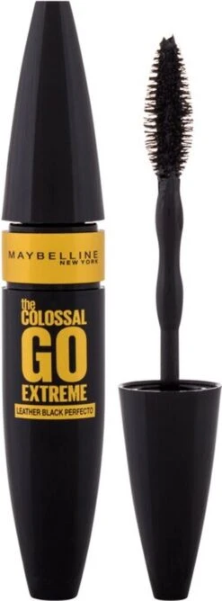 Maybelline Volum'Express Colossal Go Extreme! Leather Black Mascara - Zwart 15 Maybelline Volum'Express Colossal Go Extreme! Leather Black Mascara - Zwart -Oogmake Up Winkel 444x1200 4