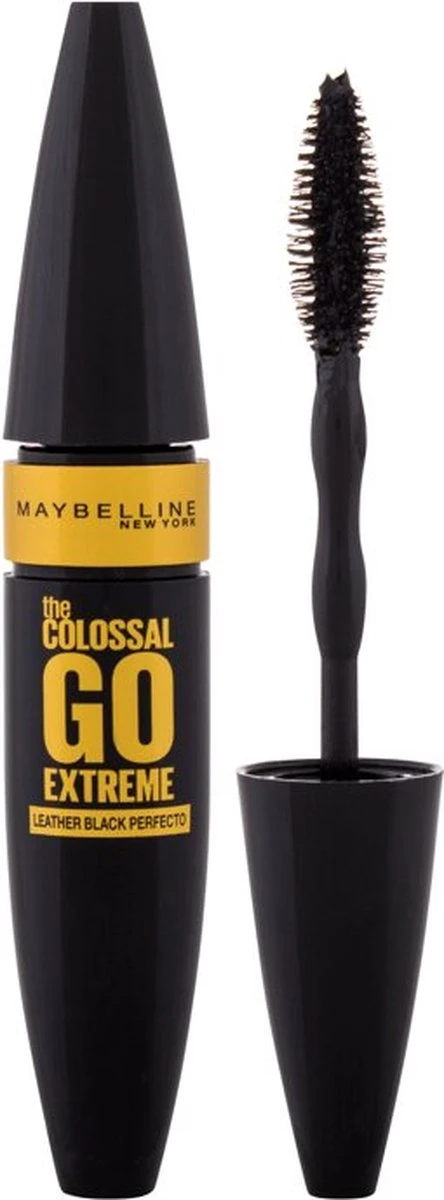 Maybelline Volum'Express Colossal Go Extreme! Leather Black Mascara - Zwart 7 Maybelline Volum'Express Colossal Go Extreme! Leather Black Mascara - Zwart - Afbeelding 7