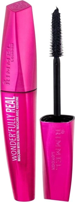 Rimmel London Wonder'fully Real Mascara - 001 Black -Oogmake Up Winkel 446x1200