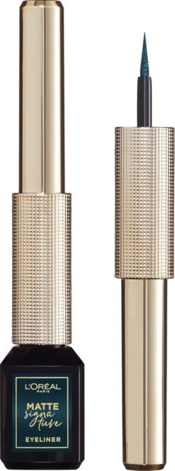 L’Oréal Paris Matte Signature Eyeliner Van Superliner – Matte Liquid Eyeliner – Waterproof - 04 Emeraude – Groen -Oogmake Up Winkel 447x1200 13