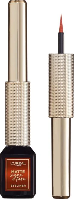 L'Oréal Paris Matte Signature Eyeliner Van Superliner – Matte Liquid Eyeliner – Waterproof - 07 Copper – Bruin -Oogmake Up Winkel 447x1200 7