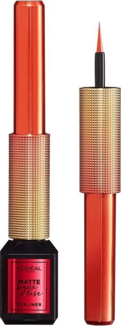 L’Oréal Paris Paris Electric Nights Superliner Matte Signature Eyeliner - Limited Edition – 11 Red Signature – Rood -Oogmake Up Winkel 447x1200 8
