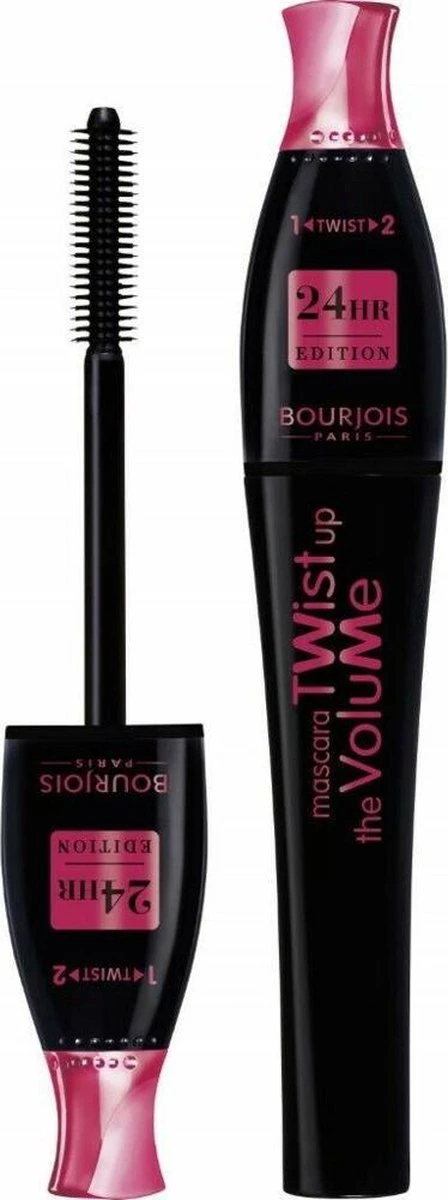Bourjois Twist Up The Volume 24 HRS Mascara - 023 Black 8 Bourjois Twist Up The Volume 24 HRS Mascara - 023 Black - Afbeelding 8