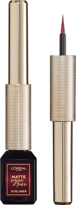 L'Oréal Matte Signature Eyeliner - 05 Burgundy -Oogmake Up Winkel 448x1200 4