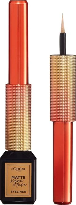 L’Oréal Paris Paris Electric Nights Superliner Matte Signature Eyeliner - Limited Edition – 10 Gold – Goud -Oogmake Up Winkel 448x1200 5