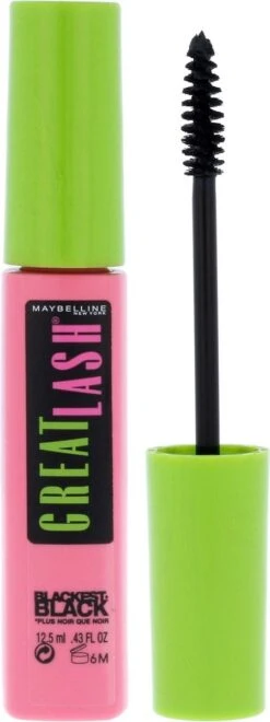 Maybelline New York - Great Lash - 01 Blackest Black - Zwart - Volume Mascara - 12,5 Ml -Oogmake Up Winkel 449x1200 6