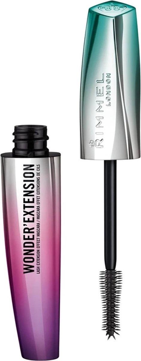 Rimmel London Wonder'Extension Mascara - 001 Black 2 Rimmel London Wonder'Extension Mascara - 001 Black - Afbeelding 2