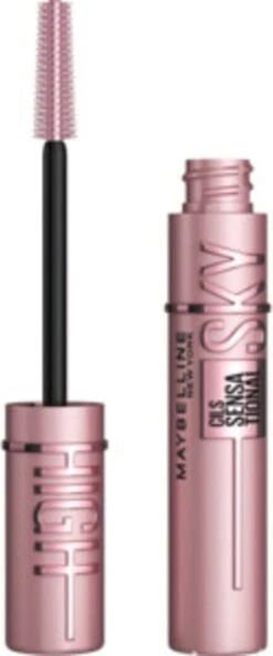 3x Maybelline Lash Sensational Sky High Mascara Very Black - Zwart -Oogmake Up Winkel 499x1200 7