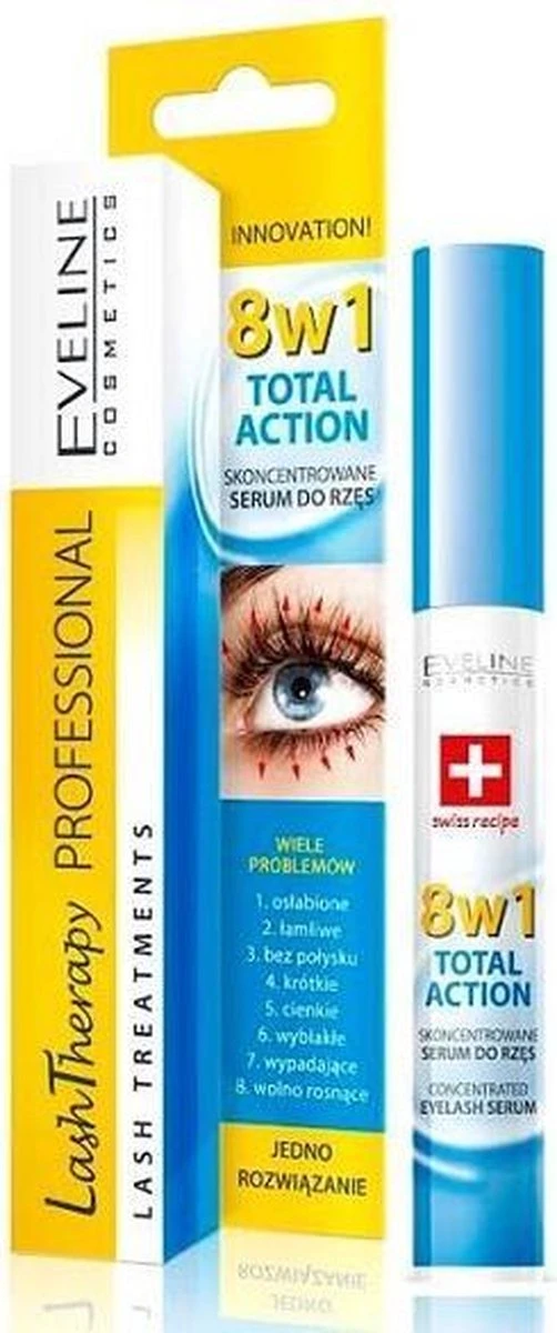 Eveline Cosmetics Lash Therapy Wimperserum 8in1 10ml. 4 Eveline Cosmetics Lash Therapy Wimperserum 8in1 10ml. - Afbeelding 4