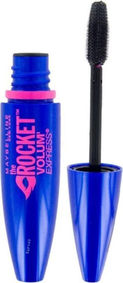 Maybelline Volum Express Mascara - The Rocket Black -Oogmake Up Winkel 521x1200 3