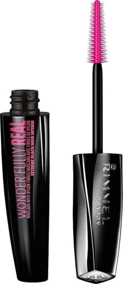 Rimmel London Wonder'fully Real Mascara - Volume - Extreme Black -Oogmake Up Winkel 523x1200 3