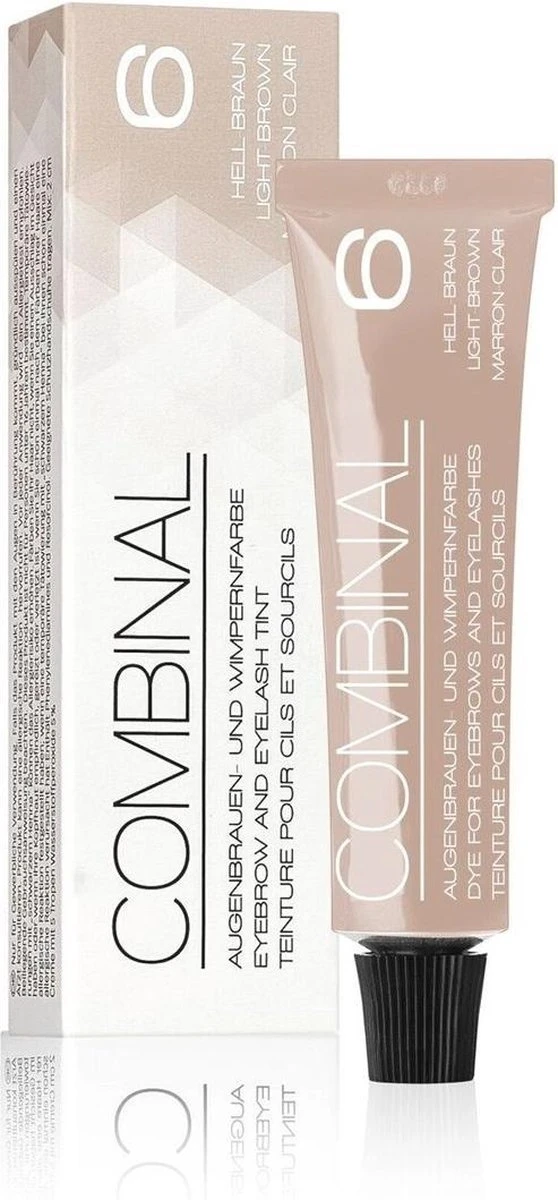 Combinal Wimperverf - Lichtbruin 15 Ml 2 Combinal Wimperverf - Lichtbruin 15 Ml - Afbeelding 2