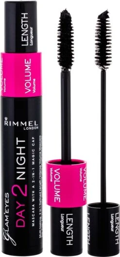 Rimmel London Day2Night 2-in-1 Mascara Voor Een Dag- En Avondlook - 001 Black -Oogmake Up Winkel 560x1200