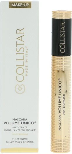 Collistar Mascara Volume Unico Waterproof Intense Black -Oogmake Up Winkel 561x1200