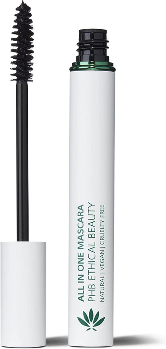 Phb Ethical Beauty Eye Make-up All In One Natural Mascara Black 9gr 4 Phb Ethical Beauty Eye Make-up All In One Natural Mascara Black 9gr - Afbeelding 4