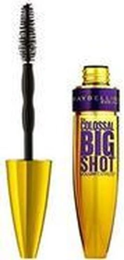 Maybelline Colossal Big Shot Mascara - 01 Zwart -Oogmake Up Winkel 577x1200