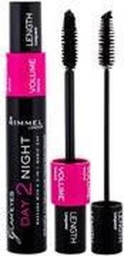 Rimmel London Day2Night 2-in-1 Mascara Voor Een Dag- En Avondlook - 001 Black -Oogmake Up Winkel 583x1200 1