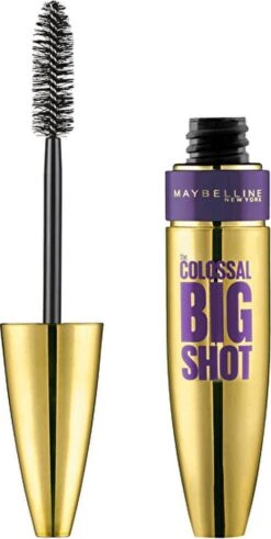 Maybelline Colossal Big Shot Mascara - 01 Zwart -Oogmake Up Winkel 604x1200