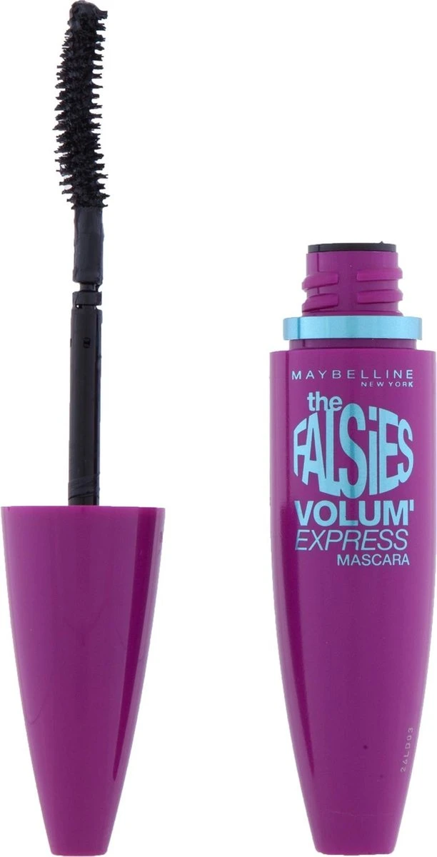 Maybelline Volum'Express Falsies - Zwart - Mascara 3 Maybelline Volum'Express Falsies - Zwart - Mascara - Afbeelding 3