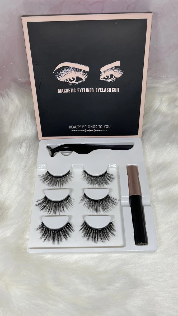 Magnetische Wimpers -Magnetische Eyeliner - 3 Set Wimpers - Magnetic Lashes - Eyelashes - Fake Lashes - 3D Wimpers 2 Magnetische Wimpers -Magnetische Eyeliner - 3 Set Wimpers - Magnetic Lashes - Eyelashes - Fake Lashes - 3D Wimpers - Afbeelding 2