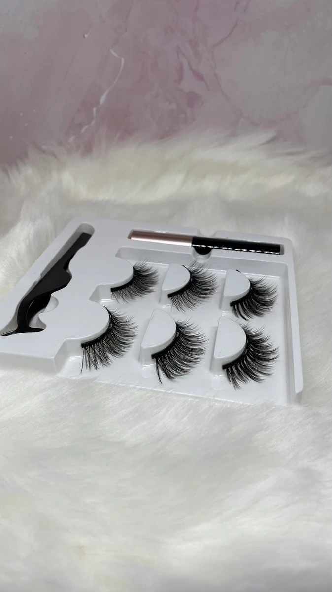 Magnetische Wimpers -Magnetische Eyeliner - 3 Set Wimpers - Magnetic Lashes - Eyelashes - Fake Lashes - 3D Wimpers 3 Magnetische Wimpers -Magnetische Eyeliner - 3 Set Wimpers - Magnetic Lashes - Eyelashes - Fake Lashes - 3D Wimpers - Afbeelding 3