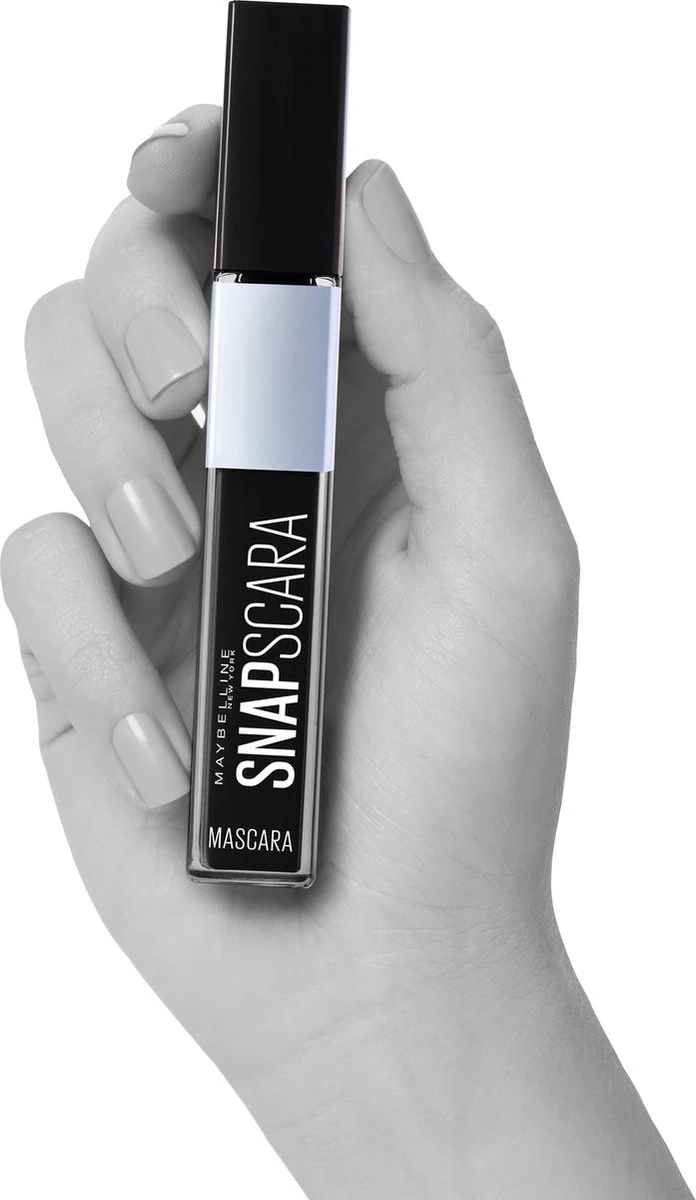 Maybelline Snapscara Mascara - HD Black - Zwart - Natuurlijk Uitziend Volume 5 Maybelline Snapscara Mascara - HD Black - Zwart - Natuurlijk Uitziend Volume - Afbeelding 5