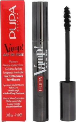 Pupa Milano Vamp! All In One Mascara - 101 Extra Black -Oogmake Up Winkel 743x1200