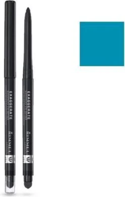 Rimmel London Exaggerate Waterproof Eye Definer Eyeliner - 240 Aqua Sparkle -Oogmake Up Winkel 762x1200 1