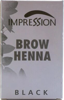 Impression Henna Wenkbrauwverf | Zwart | Black | Noir | Brow Henna | Goed Voor Meer Dan 20 Behandelingen -Oogmake Up Winkel 768x1200 2