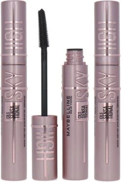 3x Maybelline Lash Sensational Sky High Mascara Very Black - Zwart -Oogmake Up Winkel 803x1200 1
