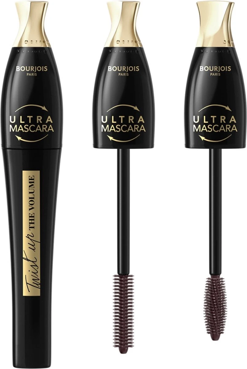 Bourjois Twist Up The Volume Mascara 002 Ultra Brown 2 Bourjois Twist Up The Volume Mascara 002 Ultra Brown - Afbeelding 2