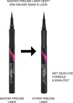 Maybelline Hyper Precise All Day Liquid Eyeliner - Zwart -Oogmake Up Winkel 847x1200