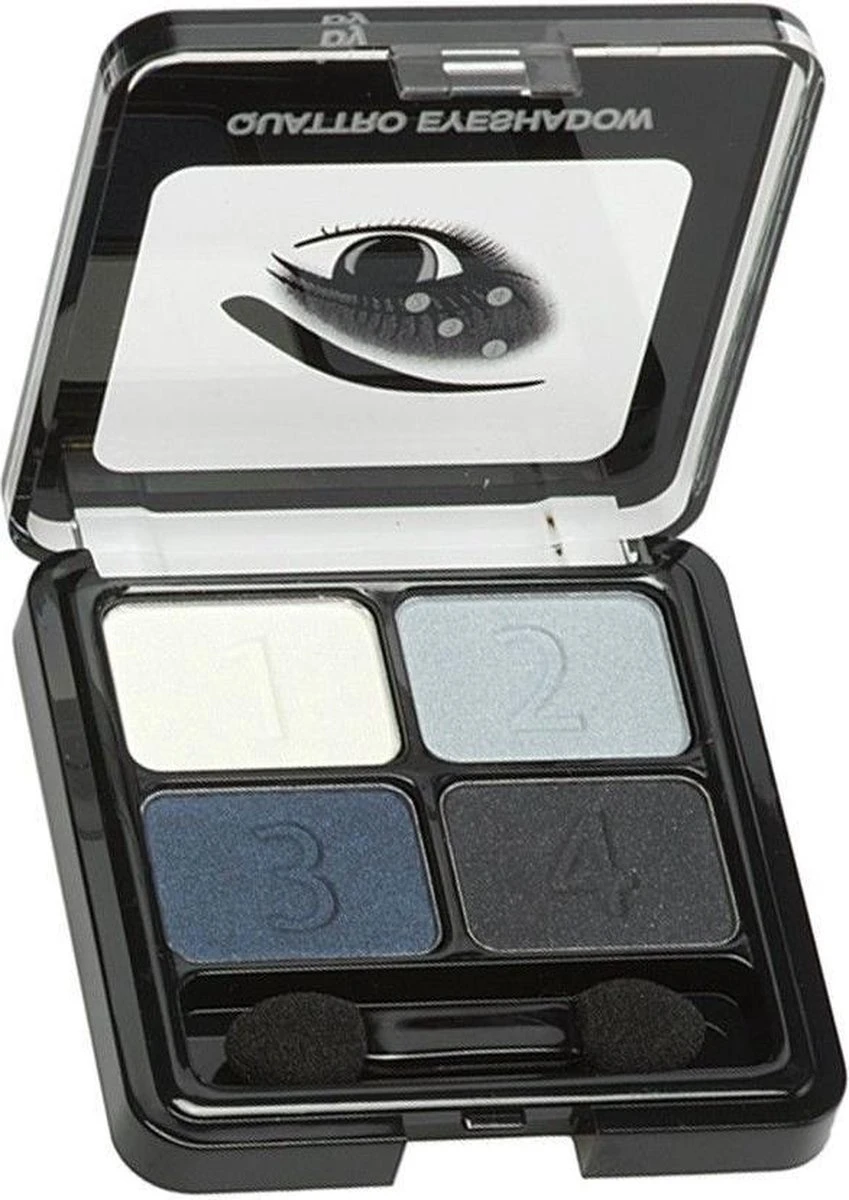 Christian Faye - Quattro Eyeshadow Blue 2 Christian Faye - Quattro Eyeshadow Blue - Afbeelding 2