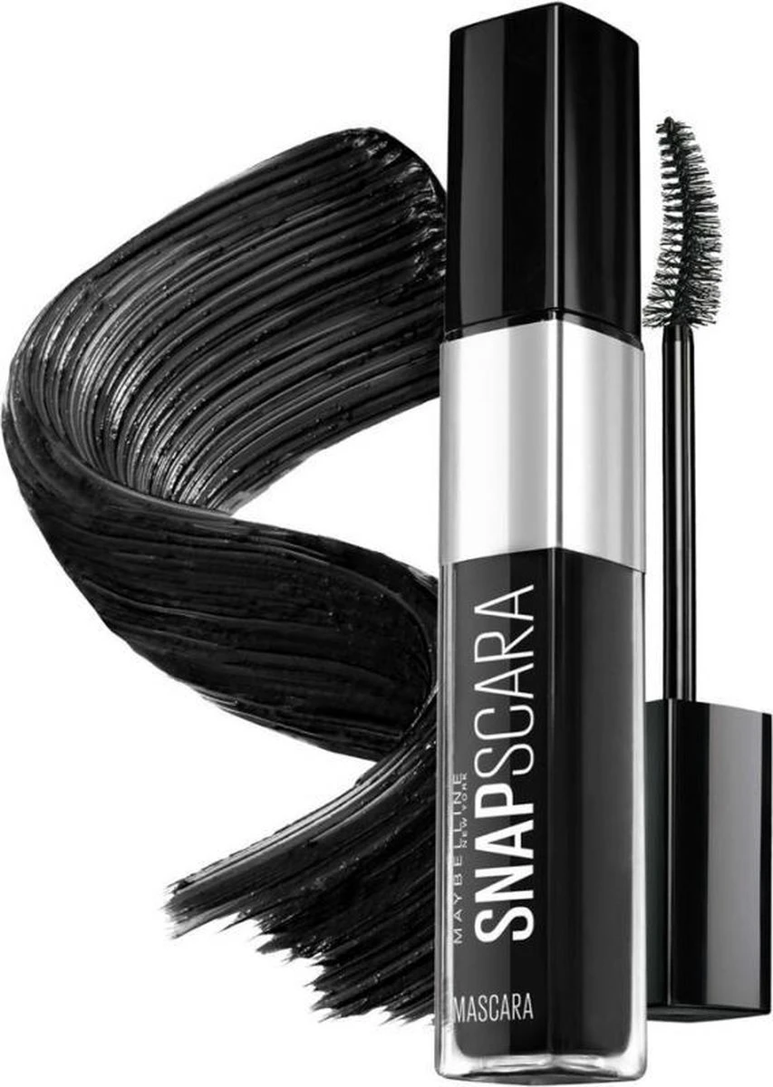 Maybelline Snapscara Mascara - 01 Pitch Black 2 Maybelline Snapscara Mascara - 01 Pitch Black - Afbeelding 2