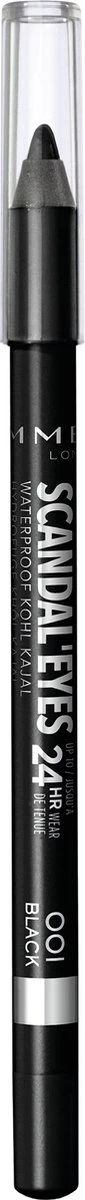 Rimmel London Scandal'Eyes Waterproof Kohl Oogpotlood - Black 5 Rimmel London Scandal'Eyes Waterproof Kohl Oogpotlood - Black - Afbeelding 5