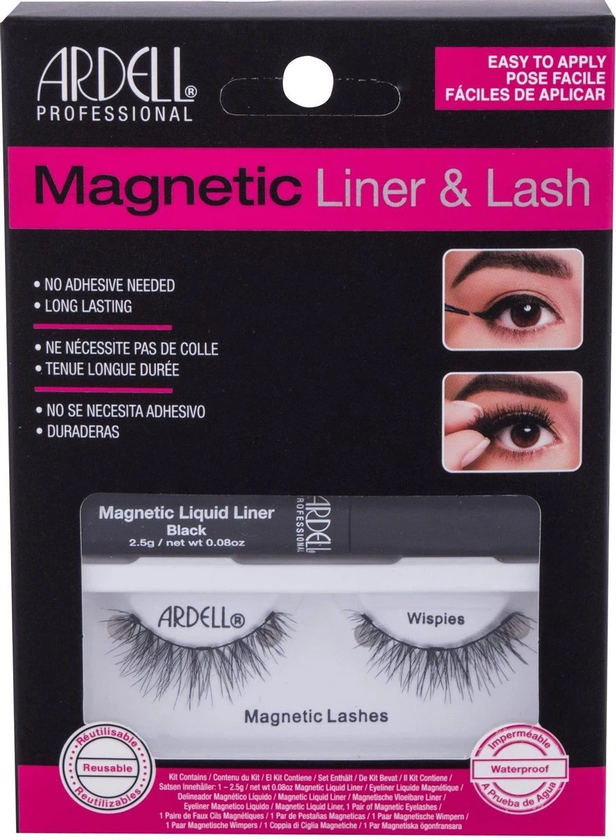 Ardell Magnetic Liquid Eyeliner & Lash - Wispies 7 Ardell Magnetic Liquid Eyeliner & Lash - Wispies - Afbeelding 7