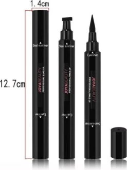Joya Beauty® Eyeliner Met Wing Stempel | Zwarte Oog Stempel | 2 In 1 Eyeliner | Eyeliner Tool | Wing Eyeliner | Wing Stamp -Oogmake Up Winkel 892x1200