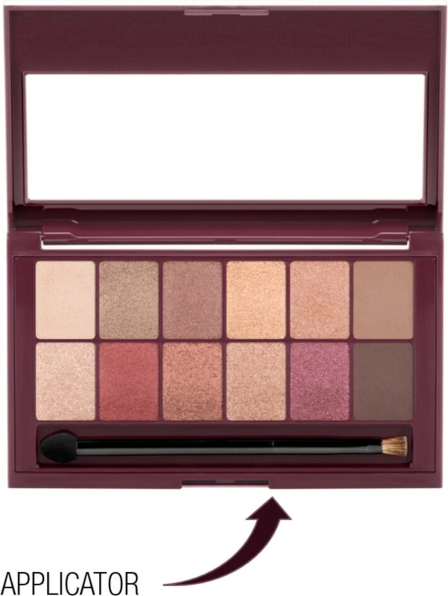 Maybelline The Burgundy Bar Oogschaduw En Highlighter Palette – Limited Edition 2 Maybelline The Burgundy Bar Oogschaduw En Highlighter Palette – Limited Edition - Afbeelding 2