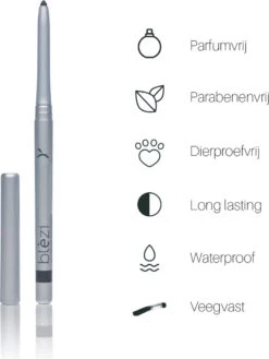 Blèzi® Automatic Eye Pencil 10 Shiny Black - Oogpotlood Zwart Waterproof - Zwart Met Shine 10 Blèzi® Automatic Eye Pencil 10 Shiny Black - Oogpotlood Zwart Waterproof - Zwart Met Shine -Oogmake Up Winkel 902x1200 4