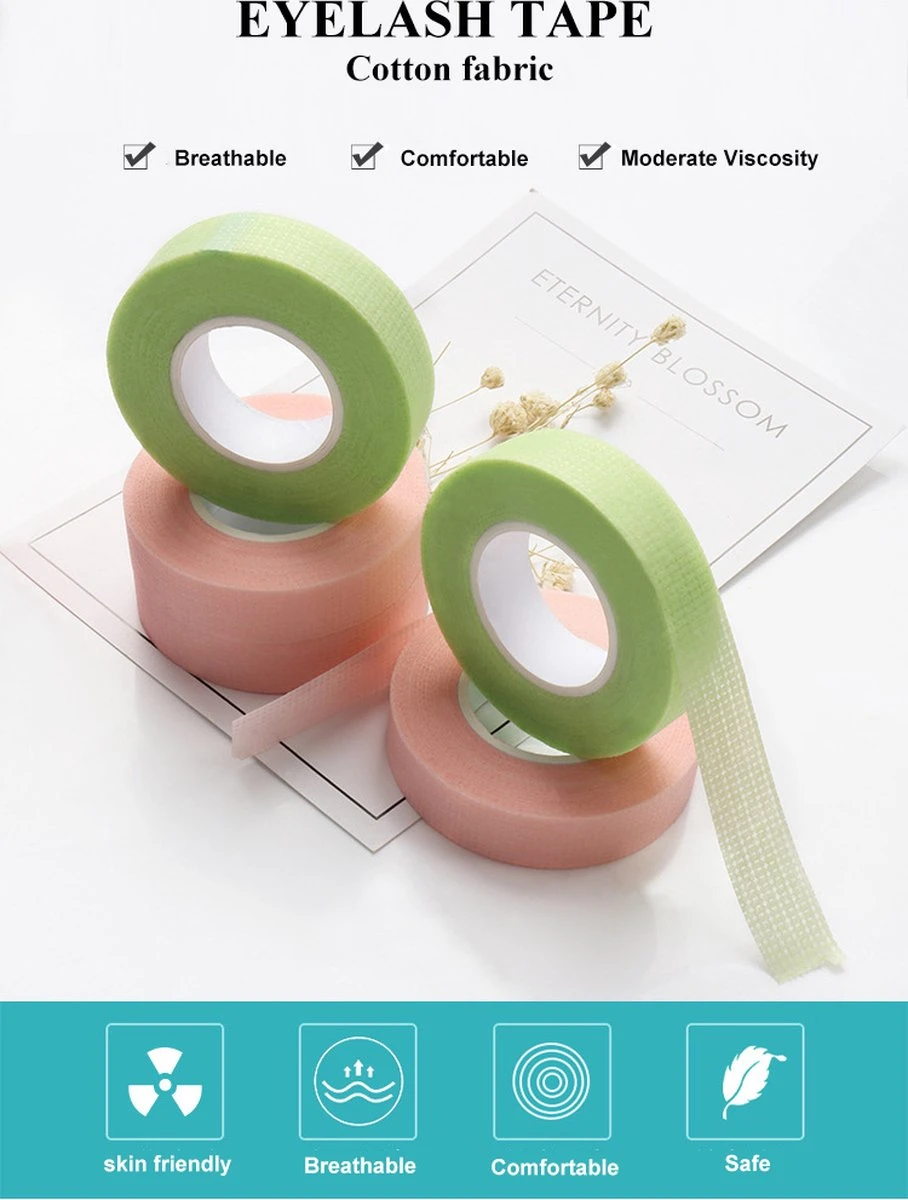 Lashes & More - Wimpertape - Roze/Paars - Wimperextensions - Wimper Tape - Beautytape - Medische Tape - Wimper Tool - Hyperallergeen - Huidvriendelijk – Tape – Non Wooven Tape 5 Lashes & More - Wimpertape - Roze/Paars - Wimperextensions - Wimper Tape - Beautytape - Medische Tape - Wimper Tool - Hyperallergeen - Huidvriendelijk – Tape – Non Wooven Tape - Afbeelding 5