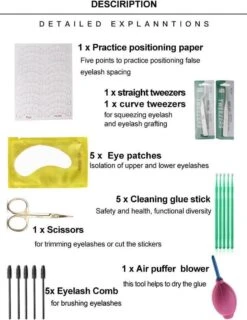 Lashes & More | Wimperextensions Starters Pakket | Oefenset Voor Beginnend Wimperstylist | Lash Kit | Oefen Wimper Set -Oogmake Up Winkel 926x1200 1