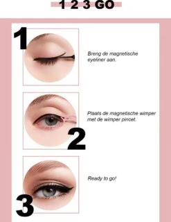 Nepwimers Zonder Lijm | Magnetische Wimpers | Eyeliners | Diamond Wimpers | Pincet | Wimperset | Model Diamond | Fake Lashes | M5 Lashes Diamond Set | Herbruikbare Wimpers | 3D Wimpers | Kit | Waterbestendig | Natuurlijke Wimpers | Waterproof -Oogmake Up Winkel 927x1200 1